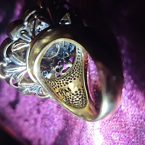 Barse Turquoise and Topaz ring - Picture 4 of 9